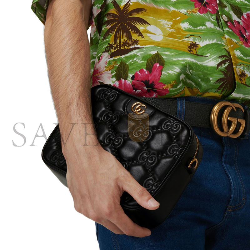 GUCCI GG MATELASSÉ SMALL SHOULDER BAG 702234 (21.5*17*7.5cm)